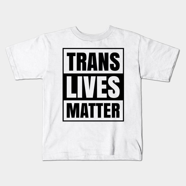 Black Trans Lives Matter African Transgender LGBTQ Pride Month Day Nonbinary BLM Gay Lesbian Kids T-Shirt by Shirtsurf